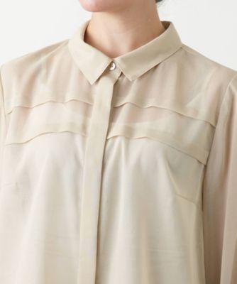 比翼シアーブラウス【Ｌｅｉｌｉａｎ　ＷＨＩＴＥ　ＬＡＢＥＬ】