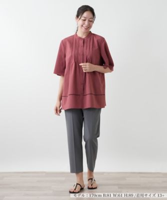 ピンタックブラウス【Ｌｅｉｌｉａｎ　ＷＨＩＴＥ　ＬＡＢＥＬ】