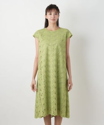 カットワークレースワンピース【Ｌｅｉｌｉａｎ　ＷＨＩＴＥ　ＬＡＢＥＬ】
