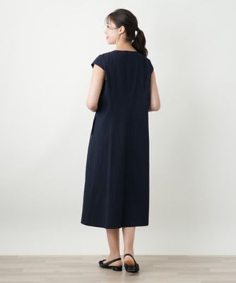 Ｖネックフレアワンピース【Ｌｅｉｌｉａｎ　ＷＨＩＴＥ　ＬＡＢＥＬ】