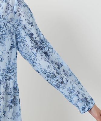 フラワープリントブラウス【Ｌｅｉｌｉａｎ　ＷＨＩＴＥ　ＬＡＢＥＬ】