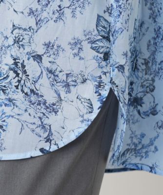 フラワープリントブラウス【Ｌｅｉｌｉａｎ　ＷＨＩＴＥ　ＬＡＢＥＬ】