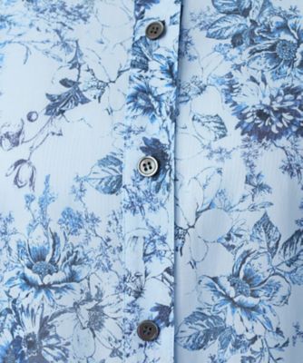 フラワープリントブラウス【Ｌｅｉｌｉａｎ　ＷＨＩＴＥ　ＬＡＢＥＬ】