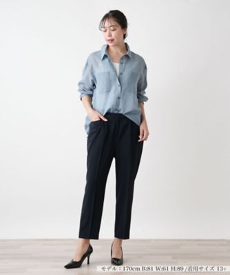 シアーブラウス【Ｌｅｉｌｉａｎ　ＷＨＩＴＥ　ＬＡＢＥＬ】