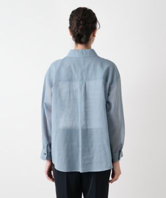 シアーブラウス【Ｌｅｉｌｉａｎ　ＷＨＩＴＥ　ＬＡＢＥＬ】
