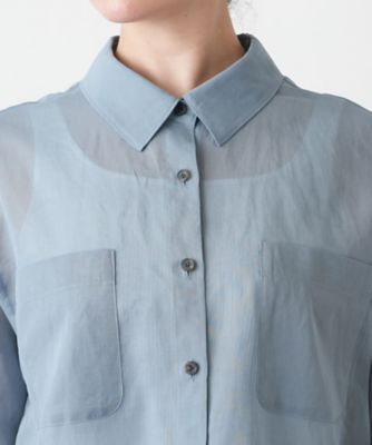 シアーブラウス【Ｌｅｉｌｉａｎ　ＷＨＩＴＥ　ＬＡＢＥＬ】