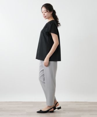 フラワー刺繍ブラウス【Ｌｅｉｌｉａｎ　ＷＨＩＴＥ　ＬＡＢＥＬ】