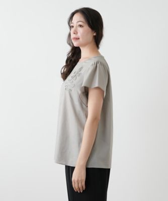 フラワー刺繍ブラウス【Ｌｅｉｌｉａｎ　ＷＨＩＴＥ　ＬＡＢＥＬ】