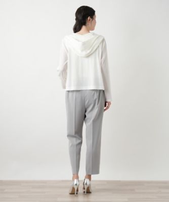 フーデッドブラウス【Ｌｅｉｌｉａｎ　ＷＨＩＴＥ　ＬＡＢＥＬ】