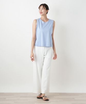 ワイドパンツ【Ｌｅｉｌｉａｎ　ＷＨＩＴＥ　ＬＡＢＥＬ】