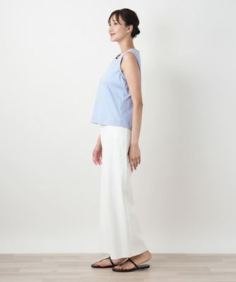 ワイドパンツ【Ｌｅｉｌｉａｎ　ＷＨＩＴＥ　ＬＡＢＥＬ】