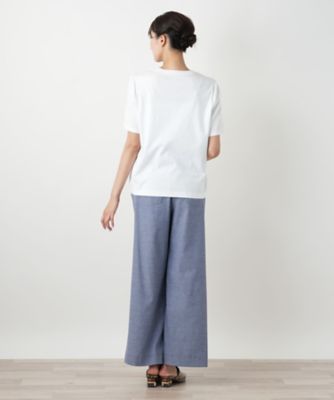 ワイドパンツ【Ｌｅｉｌｉａｎ　ＷＨＩＴＥ　ＬＡＢＥＬ】