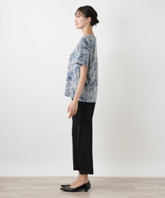 フラワープリントＴシャツ【Ｌｅｉｌｉａｎ　ＷＨＩＴＥ　ＬＡＢＥＬ】