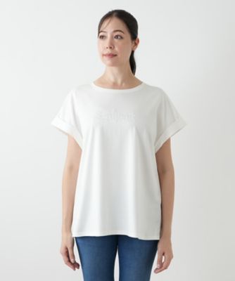 美品　2023近年モデルレリアン Leilian ブラウス　Tシャツ 白 美品 2023近年モデルレリアン Leilian ブラウス Tシャツ 白