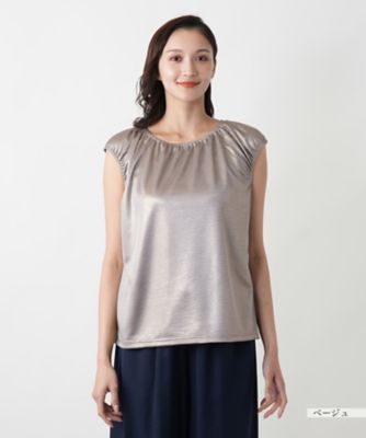 キャップスリーブトップス【Ｌｅｉｌｉａｎ　ＷＨＩＴＥ　ＬＡＢＥＬ】
