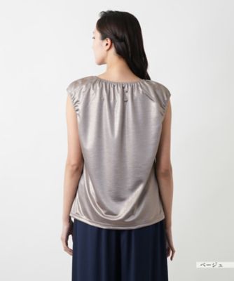 キャップスリーブトップス【Ｌｅｉｌｉａｎ　ＷＨＩＴＥ　ＬＡＢＥＬ】