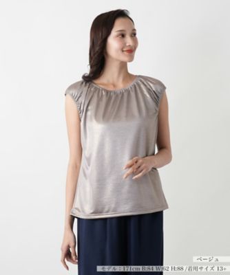 キャップスリーブトップス【Ｌｅｉｌｉａｎ　ＷＨＩＴＥ　ＬＡＢＥＬ】