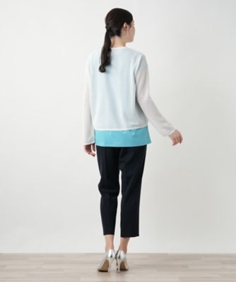 【店舗人気】クルーネックカーディガン【Ｌｅｉｌｉａｎ　ＷＨＩＴＥ　ＬＡＢＥＬ】