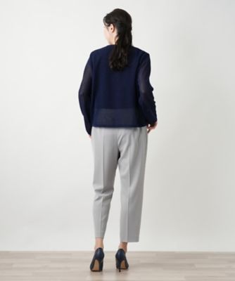 【店舗人気】クルーネックカーディガン【Ｌｅｉｌｉａｎ　ＷＨＩＴＥ　ＬＡＢＥＬ】