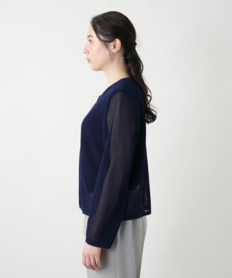 【店舗人気】クルーネックカーディガン【Ｌｅｉｌｉａｎ　ＷＨＩＴＥ　ＬＡＢＥＬ】