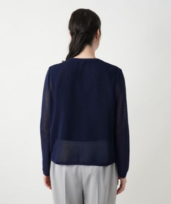 【店舗人気】クルーネックカーディガン【Ｌｅｉｌｉａｎ　ＷＨＩＴＥ　ＬＡＢＥＬ】