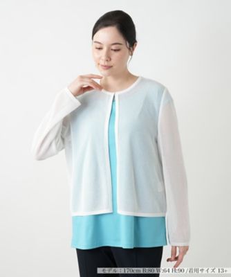 【店舗人気】クルーネックカーディガン【Ｌｅｉｌｉａｎ　ＷＨＩＴＥ　ＬＡＢＥＬ】