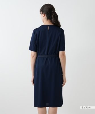 ベルト付きプリーツワンピース【Ｌｅｉｌｉａｎ　ＷＨＩＴＥ　ＬＡＢＥＬ】
