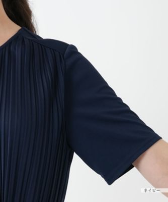 ベルト付きプリーツワンピース【Ｌｅｉｌｉａｎ　ＷＨＩＴＥ　ＬＡＢＥＬ】
