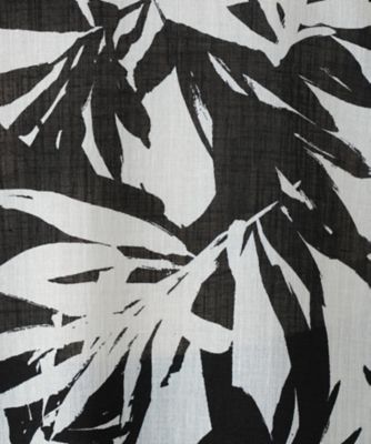 リーフ柄チュニックブラウス【Ｌｅｉｌｉａｎ　ＷＨＩＴＥ　ＬＡＢＥＬ】