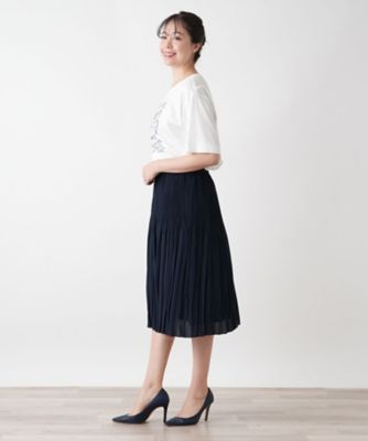 プリーツスカート【Leilian WHITE LABEL