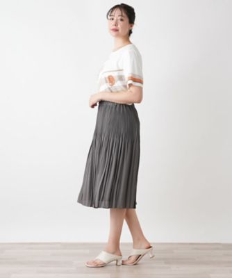プリーツスカート【Leilian WHITE LABEL