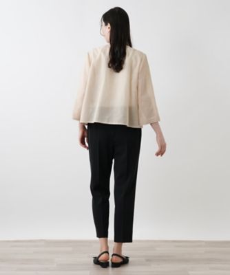 ノーカラージャケット【Ｌｅｉｌｉａｎ　ＷＨＩＴＥ　ＬＡＢＥＬ】