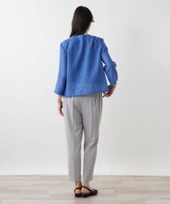 ノーカラージャケット【Ｌｅｉｌｉａｎ　ＷＨＩＴＥ　ＬＡＢＥＬ】
