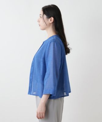 ノーカラージャケット【Ｌｅｉｌｉａｎ　ＷＨＩＴＥ　ＬＡＢＥＬ】