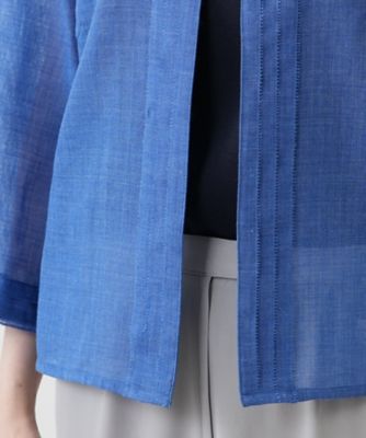 ノーカラージャケット【Ｌｅｉｌｉａｎ　ＷＨＩＴＥ　ＬＡＢＥＬ】