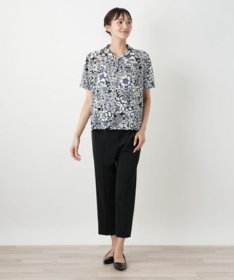 【店舗人気】フラワープリントカットソー【Ｌｅｉｌｉａｎ　ＷＨＩＴＥ　ＬＡＢＥＬ】