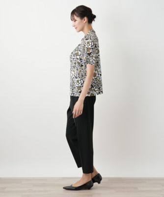 【店舗人気】フラワープリントカットソー【Ｌｅｉｌｉａｎ　ＷＨＩＴＥ　ＬＡＢＥＬ】