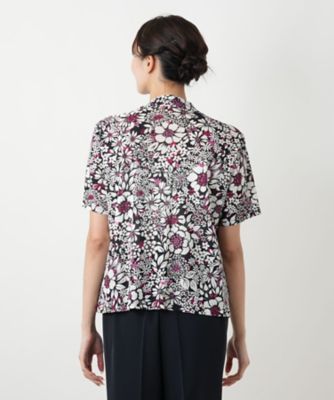 【店舗人気】フラワープリントカットソー【Ｌｅｉｌｉａｎ　ＷＨＩＴＥ　ＬＡＢＥＬ】