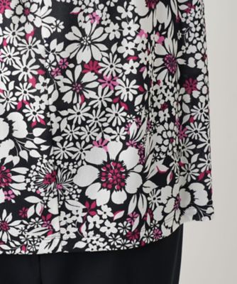 【店舗人気】フラワープリントカットソー【Ｌｅｉｌｉａｎ　ＷＨＩＴＥ　ＬＡＢＥＬ】