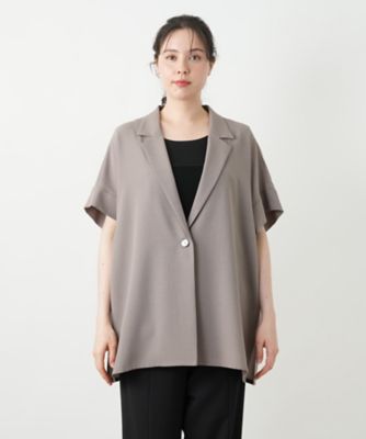 ドロップショルダージャケット【Ｌｅｉｌｉａｎ　ＷＨＩＴＥ　ＬＡＢＥＬ】