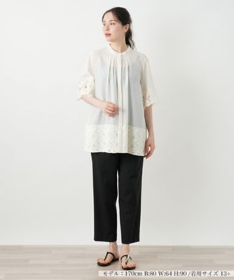 レースブラウス【Leilian WHITE LABEL