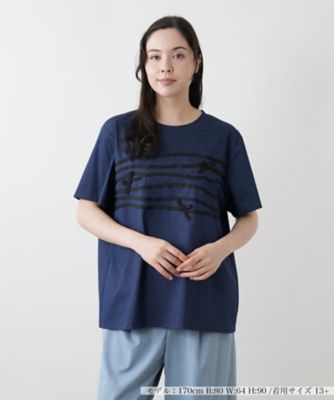 ＜Leilian plus house (Women/大きいサイズ)＞リボンクルーネックカットソー【Ｌｅｉｌｉａｎ　ＷＨＩＴＥ　ＬＡＢＥＬ】