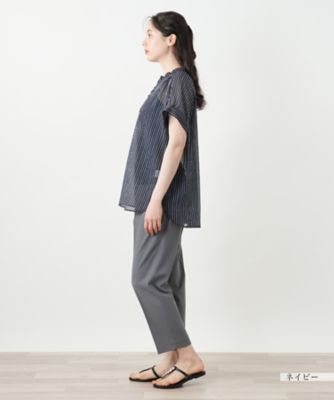 ストライプブラウス【Ｌｅｉｌｉａｎ　ＷＨＩＴＥ　ＬＡＢＥＬ】
