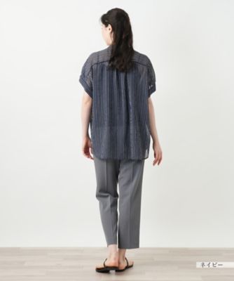 ストライプブラウス【Ｌｅｉｌｉａｎ　ＷＨＩＴＥ　ＬＡＢＥＬ】