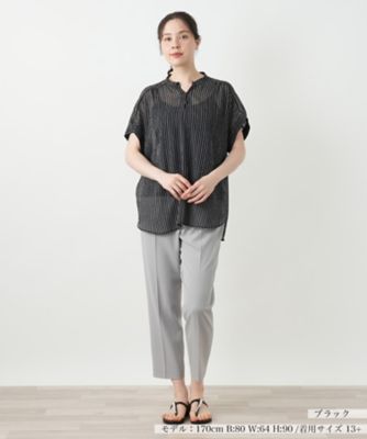 ストライプブラウス【Ｌｅｉｌｉａｎ　ＷＨＩＴＥ　ＬＡＢＥＬ】