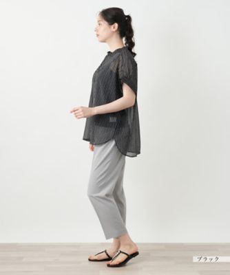 ストライプブラウス【Ｌｅｉｌｉａｎ　ＷＨＩＴＥ　ＬＡＢＥＬ】