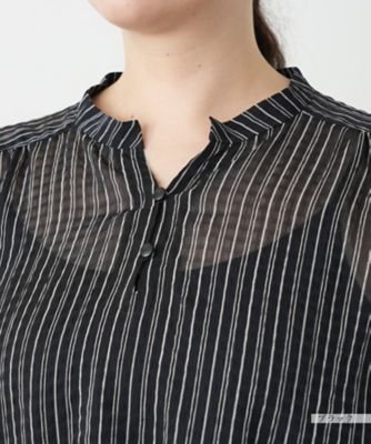 ストライプブラウス【Ｌｅｉｌｉａｎ　ＷＨＩＴＥ　ＬＡＢＥＬ】