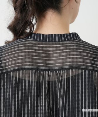 ストライプブラウス【Ｌｅｉｌｉａｎ　ＷＨＩＴＥ　ＬＡＢＥＬ】