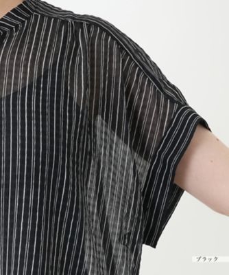 ストライプブラウス【Ｌｅｉｌｉａｎ　ＷＨＩＴＥ　ＬＡＢＥＬ】