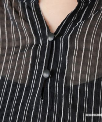 ストライプブラウス【Ｌｅｉｌｉａｎ　ＷＨＩＴＥ　ＬＡＢＥＬ】